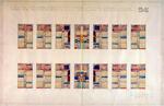 Ontwerp voor de kleine zijramen met vis en doornenkroon.
<br/>
Particulier bezit, 1930-1931
